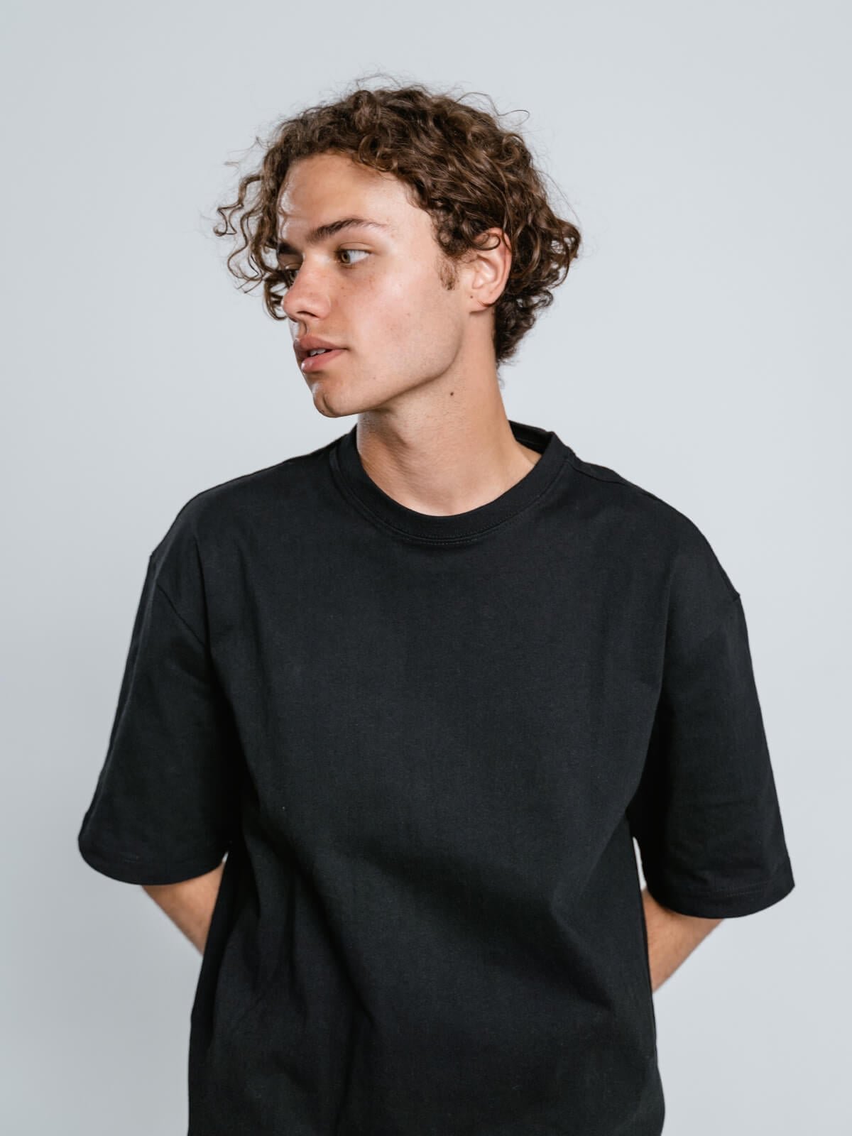 Black oversized t-shirt