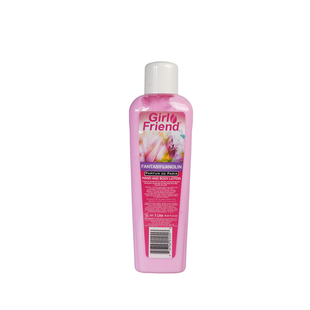 Lotion Girl Friend Moisturising Réf:Gf5 1 L Ct/12