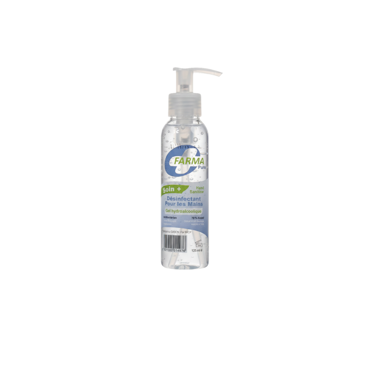 Gel Hydroalcoolique Farma Pure Soin+ 125 ML Ct/30