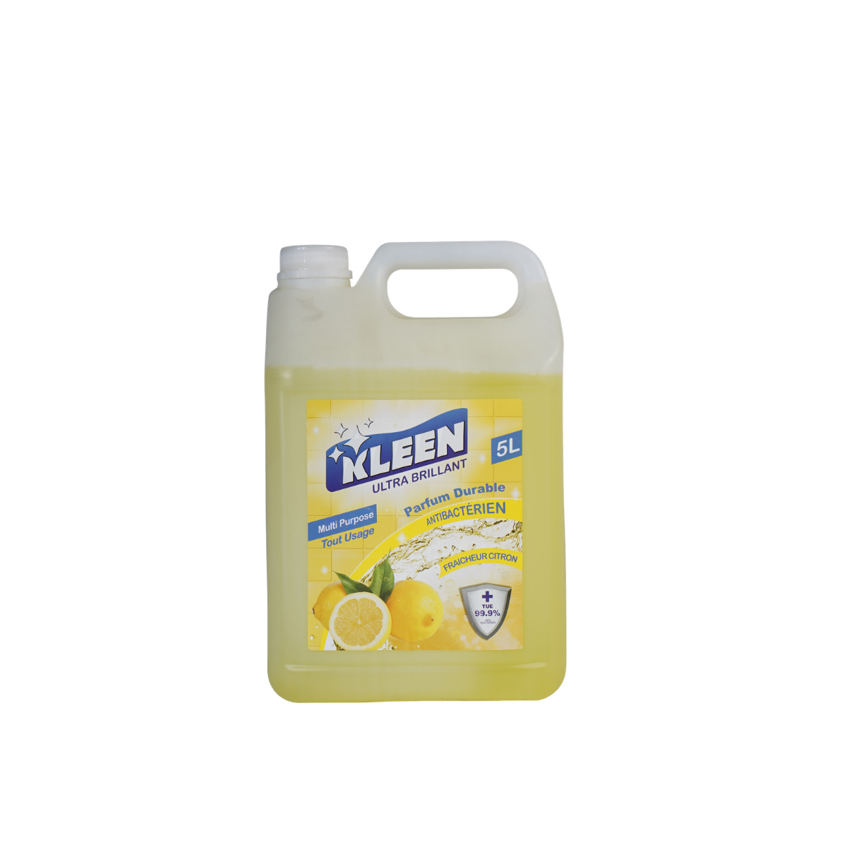 KLEEN Tout Usage Fraicheur Citron Antibacterien 5L Ct/ 4