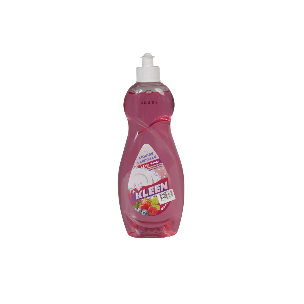 KLEEN Liquide Vaisselle Fruit Rouge 500ml Ct/12