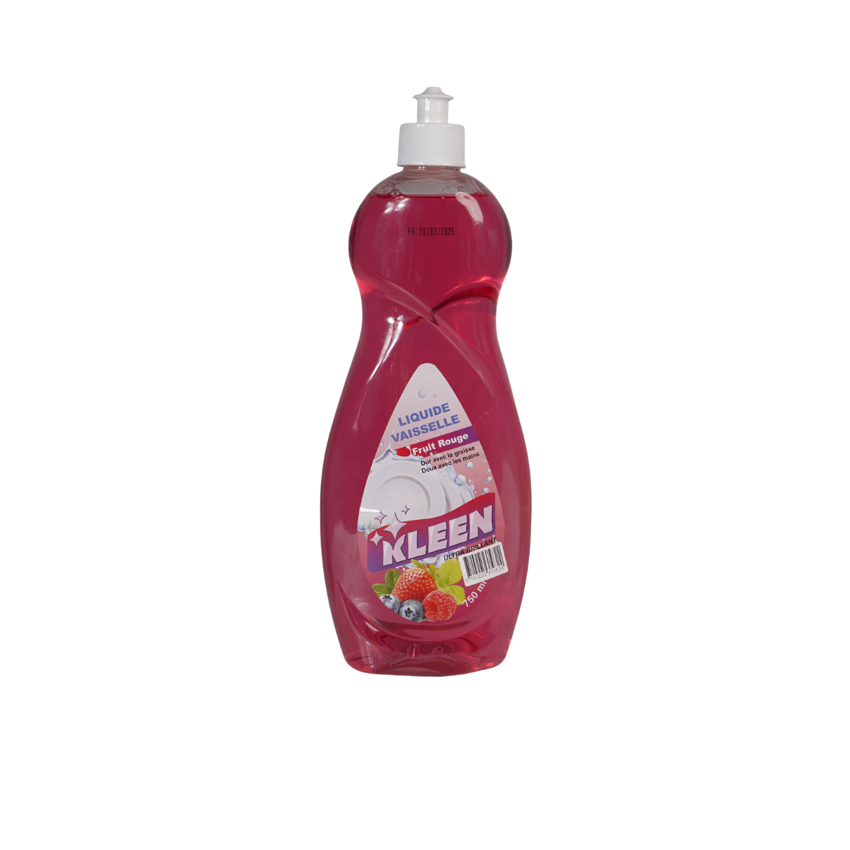 KLEEN Liquide Vaisselle Fruit Rouge 750ml Ct/12
