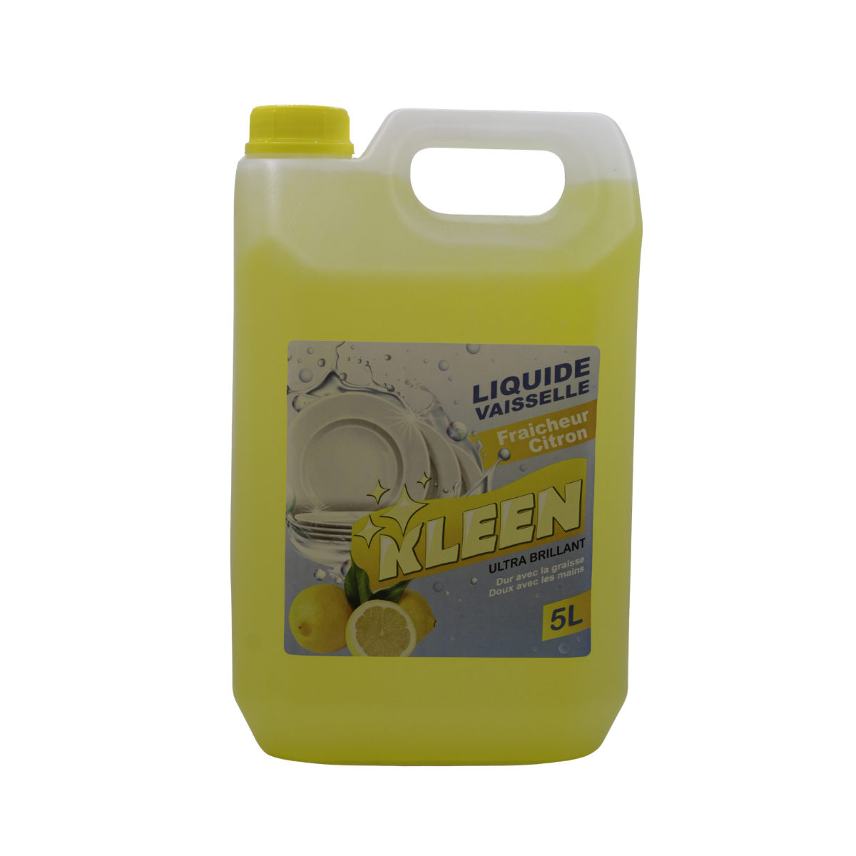 KLEEN Liquide Vaisselle Fraicheur Citron 5L Ct/4