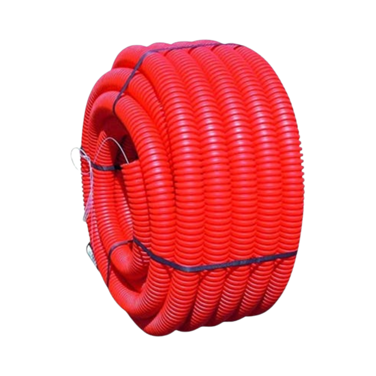 Gaine Annelee 25X100M Plomberie ROUGE